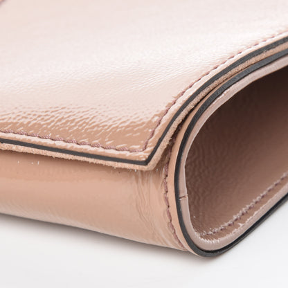 Gucci Soft Patent Medium Soho Clutch Dark Cipria 6 of 15