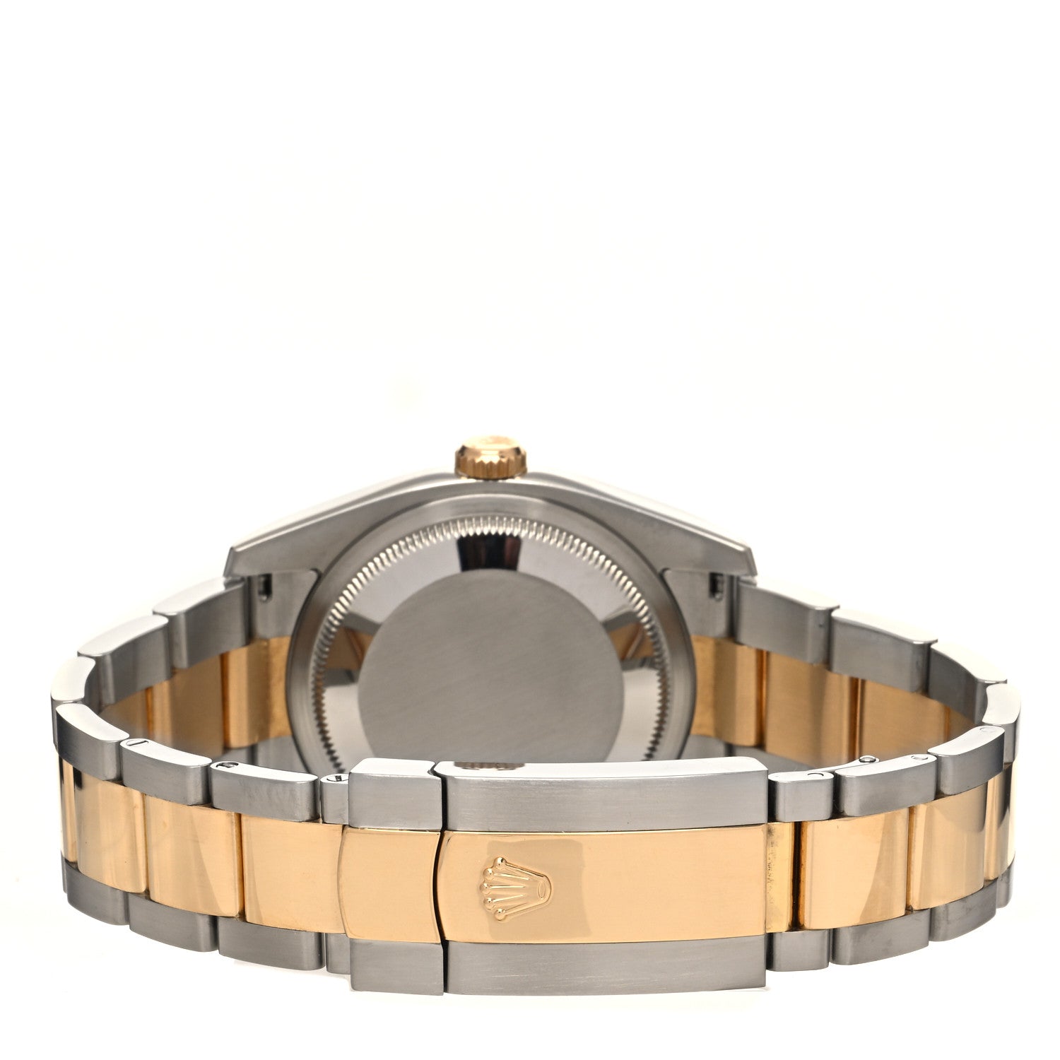 Rolex Stainless Steel 18K Yellow Gold 36mm Oyster Perpetual Datejust Watch White Roman 116203 3 of 5