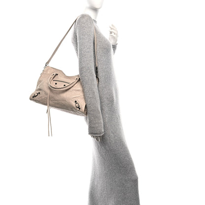 Balenciaga Agneau Arena Classic Hardware Medium Le City Almond 2 of 9