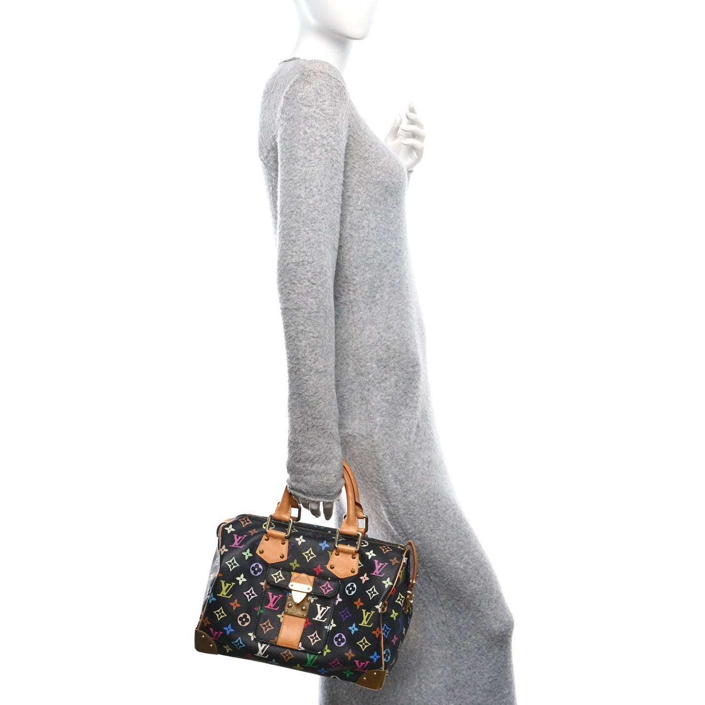 Monogram Multicolor Speedy 30 Black