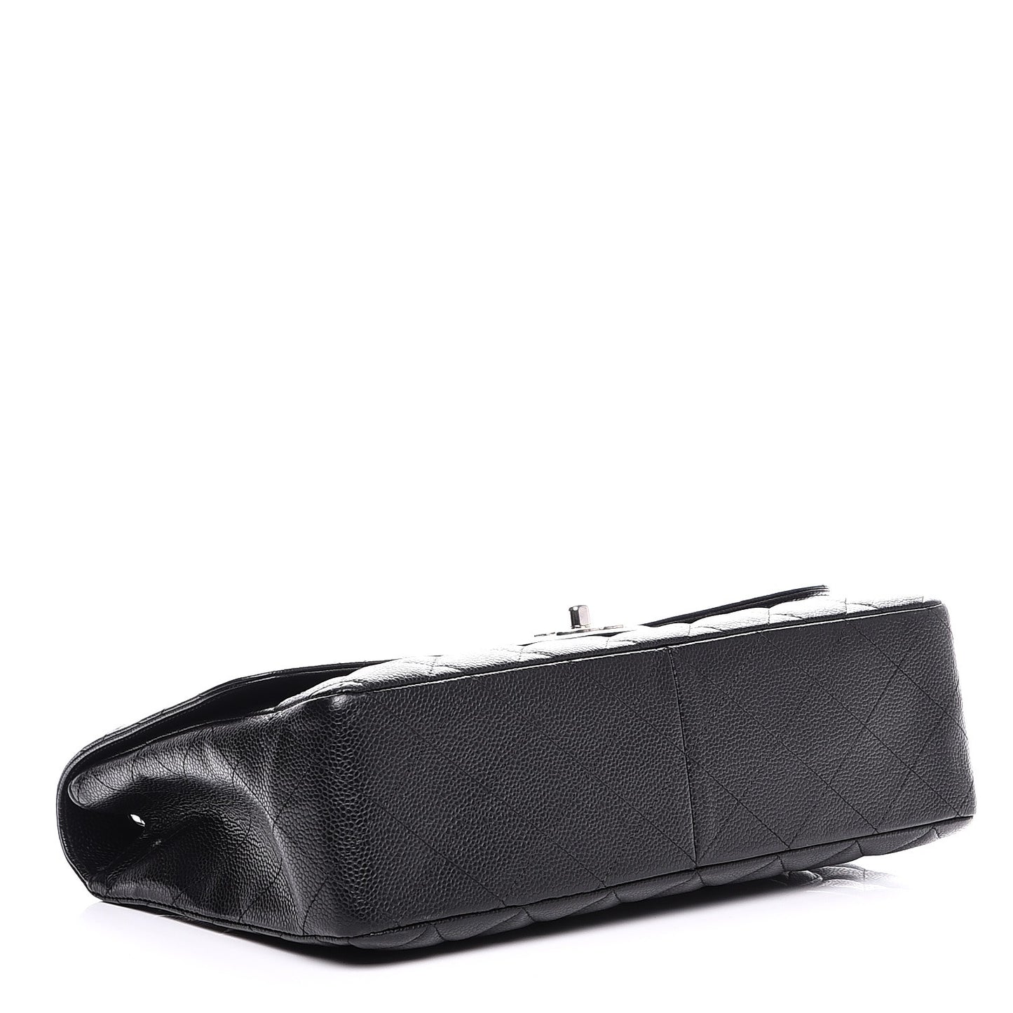 Caviar Quilted Jumbo Single Flap Black
