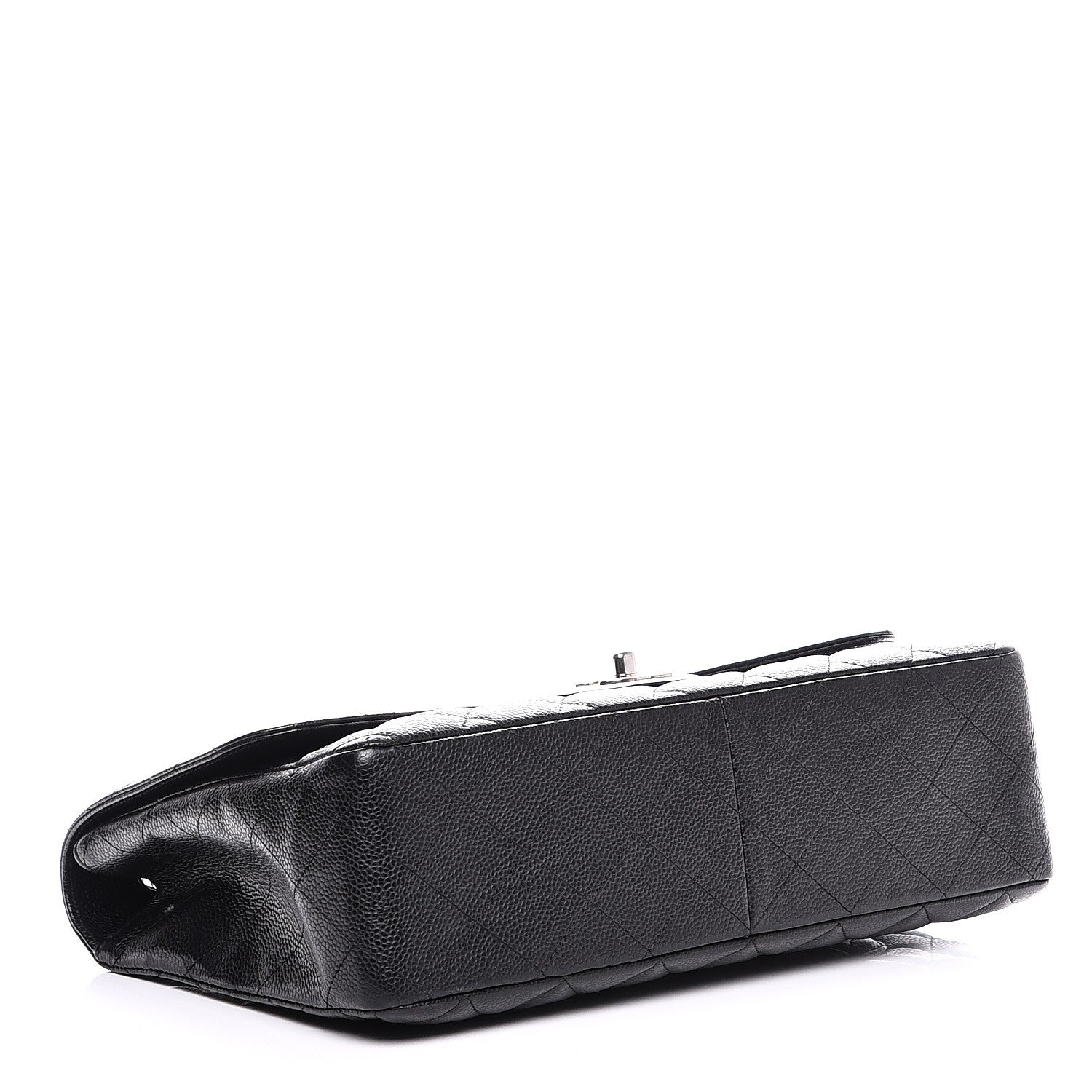 Chanel Caviar Quilted Jumbo Single Flap Black 5 of 8