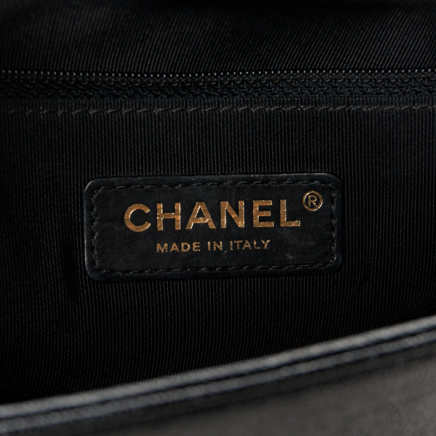 Chanel Iridescent Caviar Chevron Quilted New Medium Boy Flap Black 6 of 10