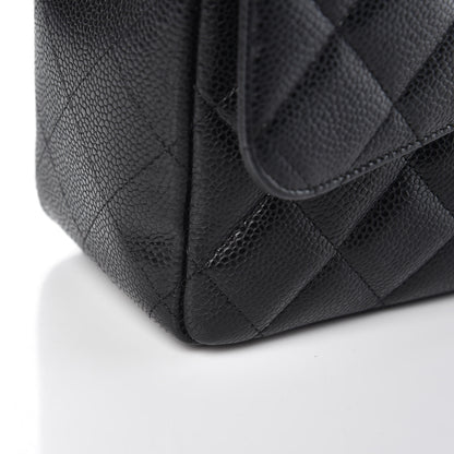Chanel Caviar Quilted Maxi Double Flap Black 9 of 10