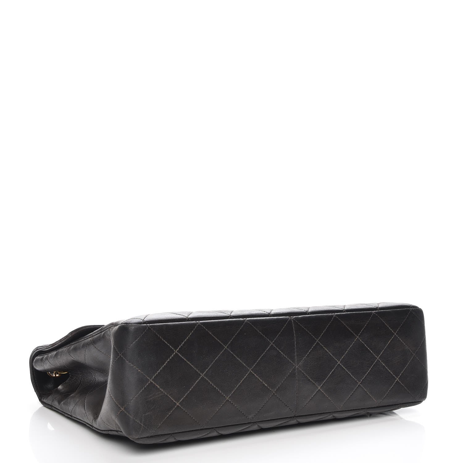 Chanel Lambskin Quilted Jumbo Single Flap Black 4 of 7