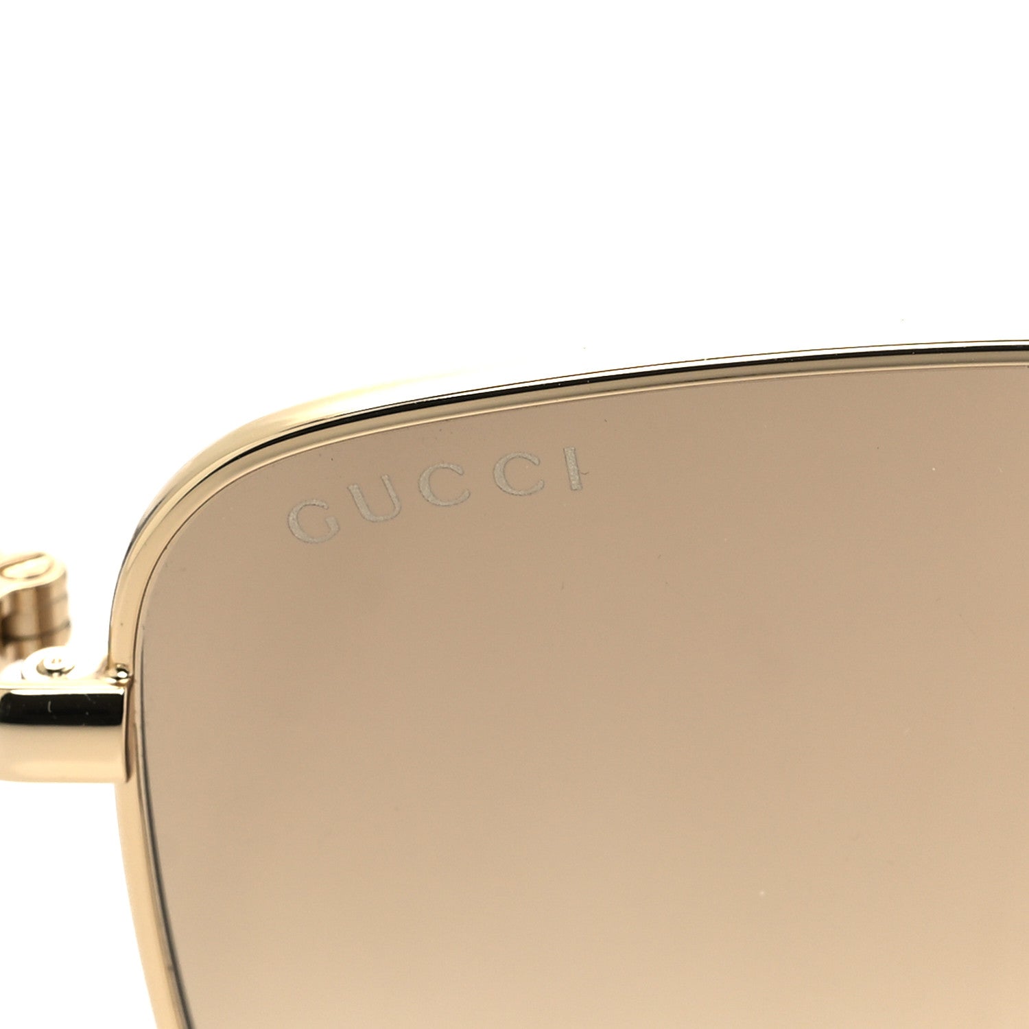 Gucci Square Frame GG1146SK Sunglasses Gold 7 of 7