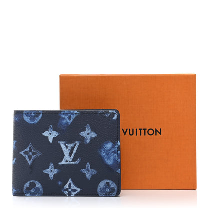 Louis Vuitton Monogram Ink Watercolor Slender Wallet 7 of 7