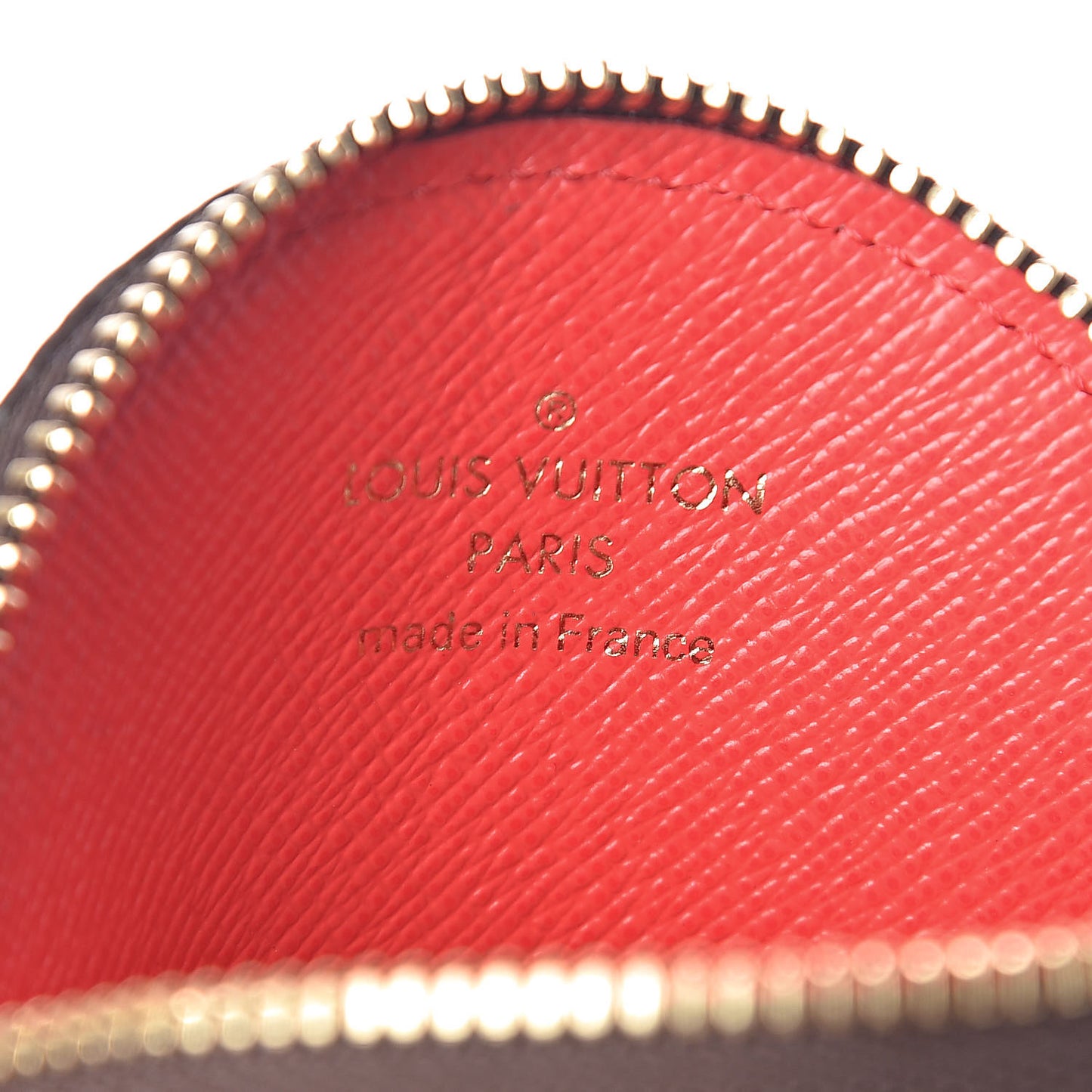 Monogram 2016 Christmas Animation Round Coin Purse Rouge