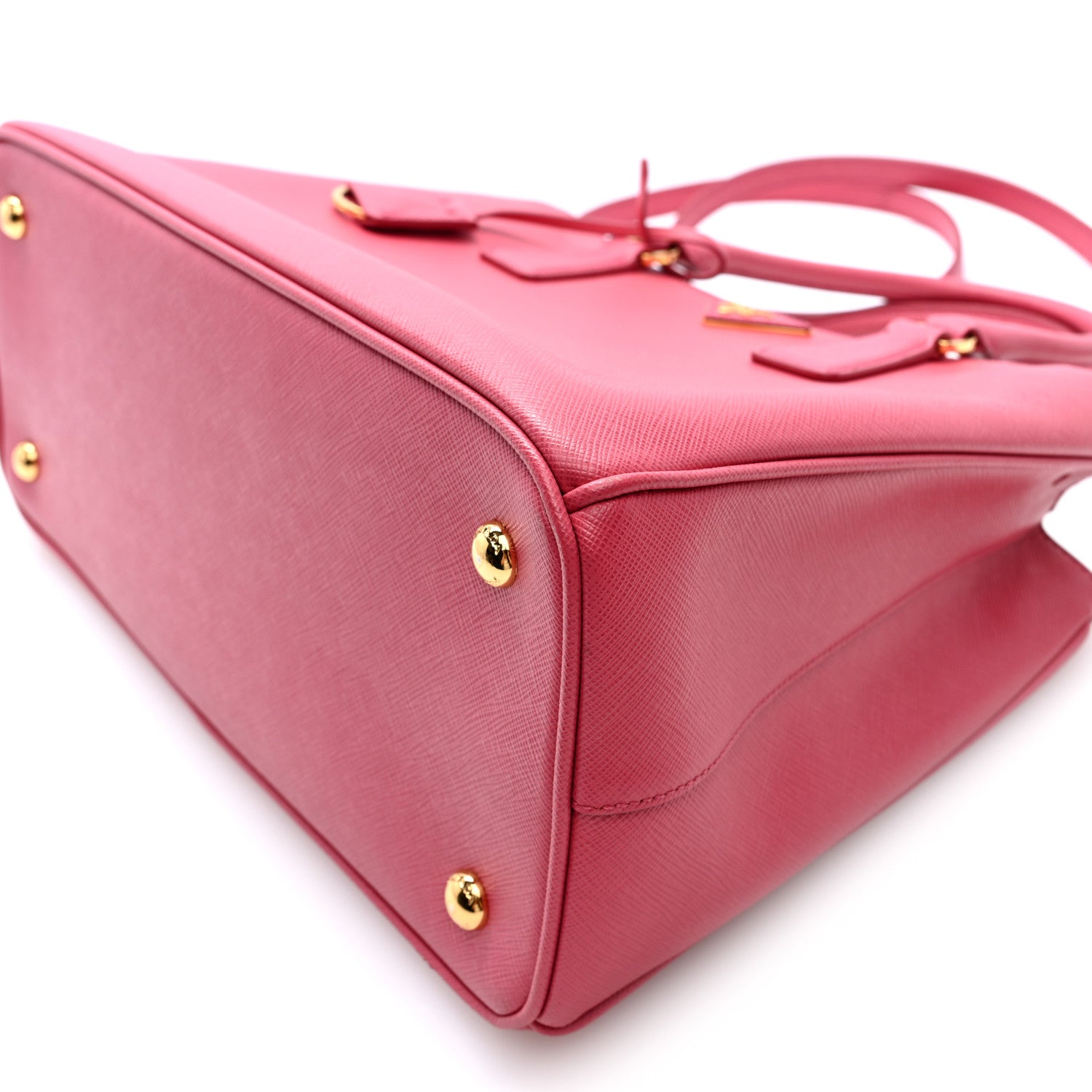 Prada Saffiano Medium Galleria Double Zip Tote Peonia 8 of 8