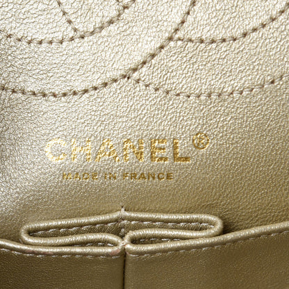 Chanel Metallic Aged Calfskin Quilted 2.55 Reissue 225 Flap Gold 6 of 14
