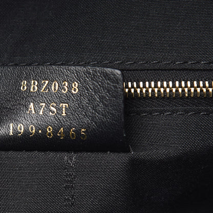 Fendi Shearling Macro FF 1974 Mini Backpack Tobacco Black 7 of 9