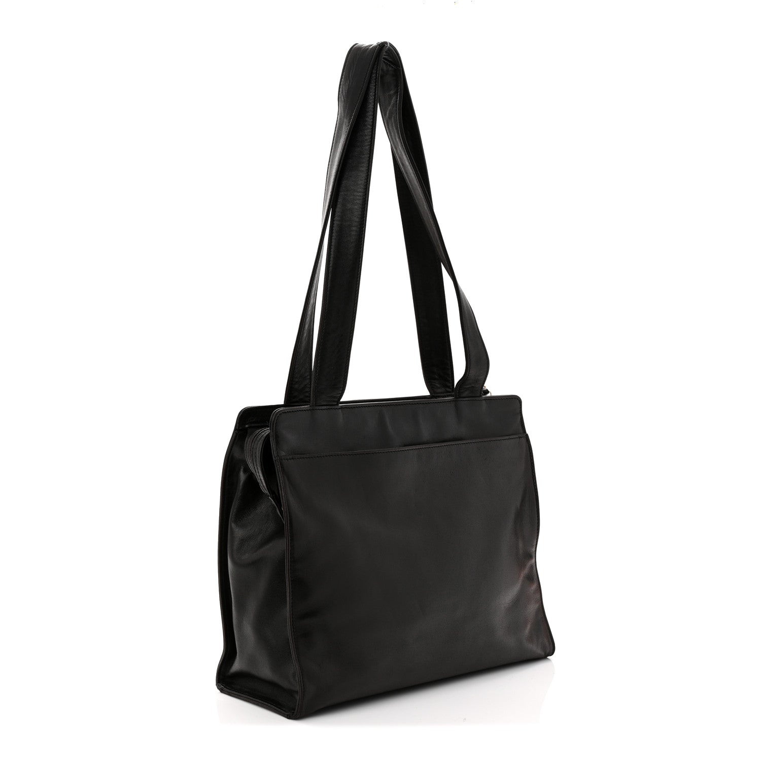 Chanel Lambskin CC Shoulder Bag Black 3 of 10