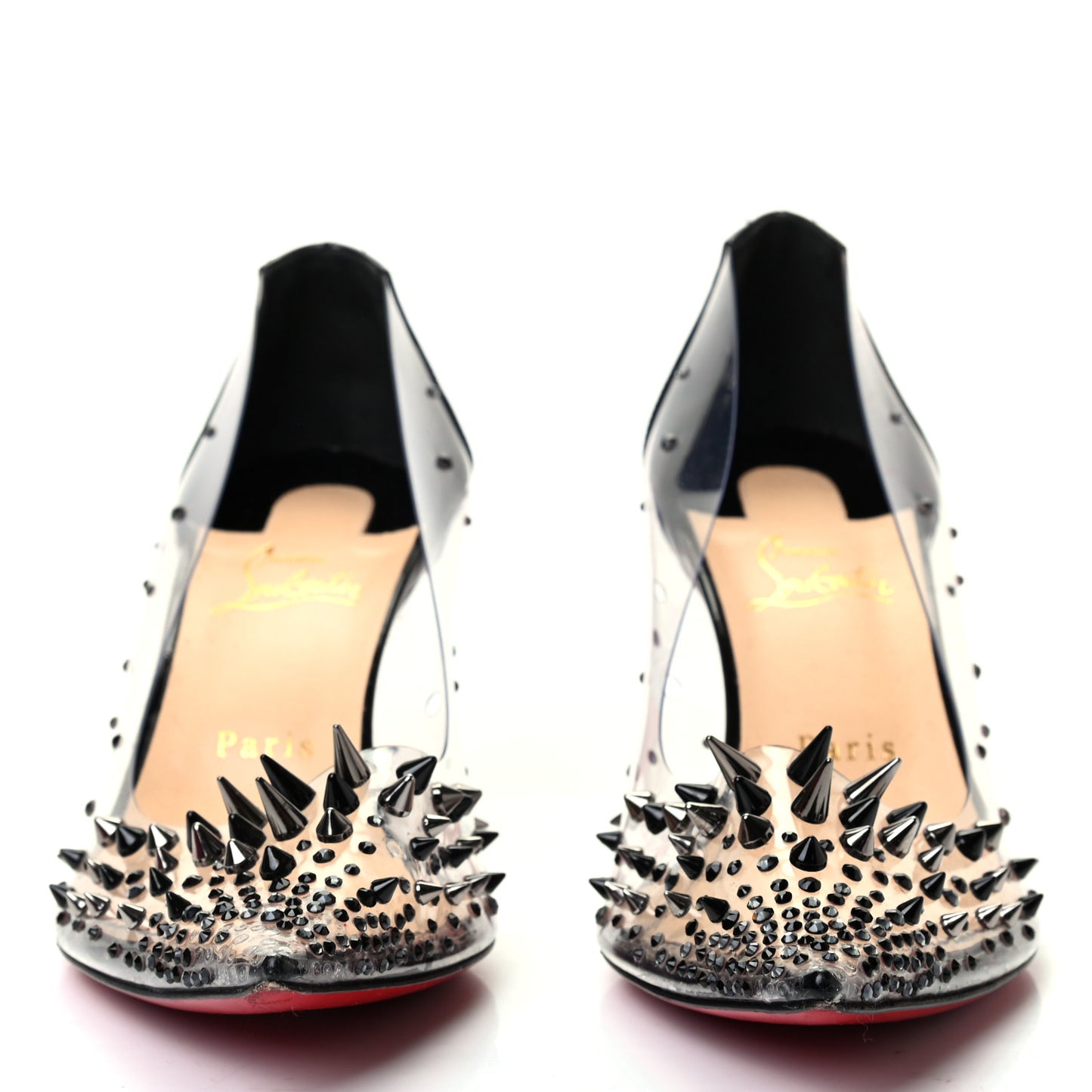 PVC Grotika Spikes 70 Pumps 39 Black Multi