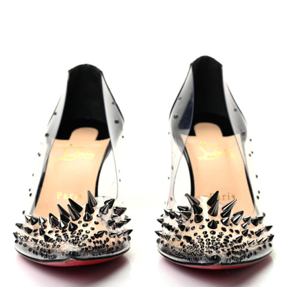 Christian Louboutin PVC Grotika Spikes 70 Pumps 39 Black Multi 2 of 9