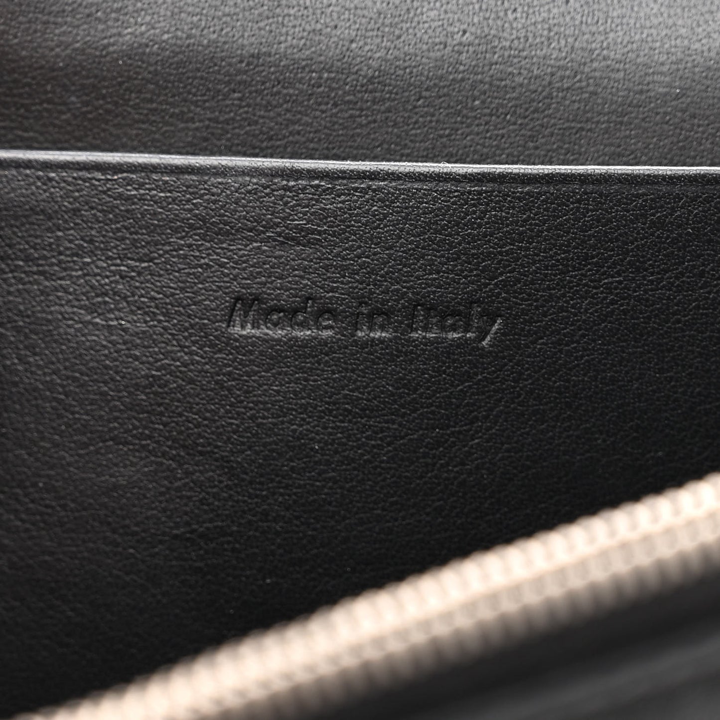 Smooth Lambskin Frame Evening Chain Clutch Black White