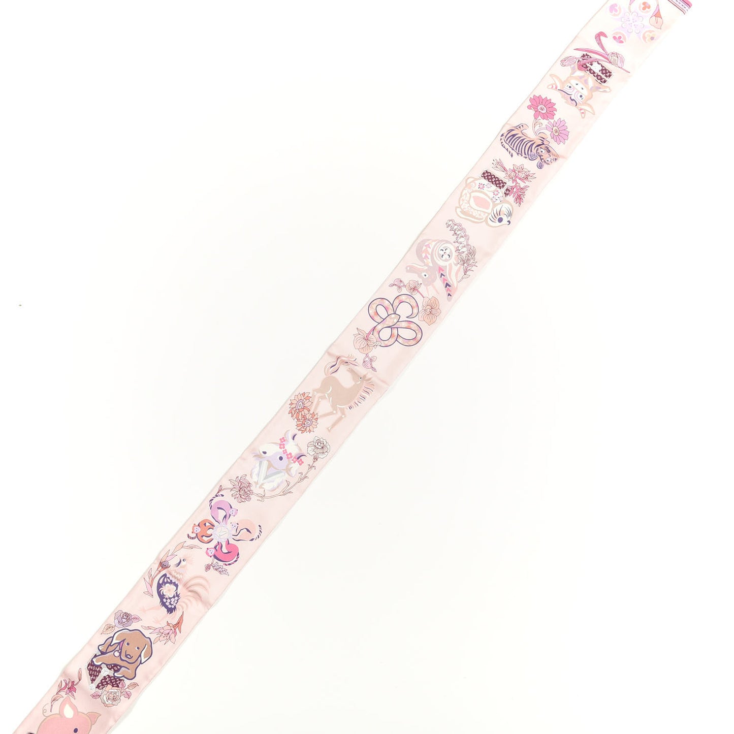 Silk Monogram Superstition Bandeau Light Pink