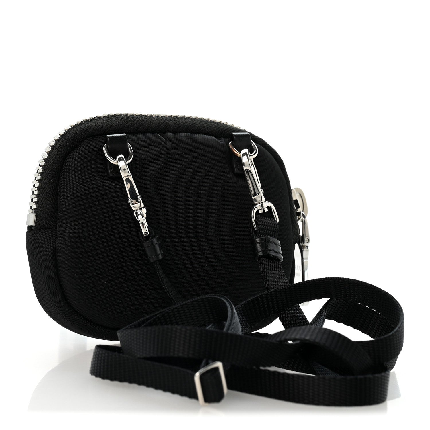 Prada Trick Tessuto Nylon Cargo Pouch Black 3 of 11