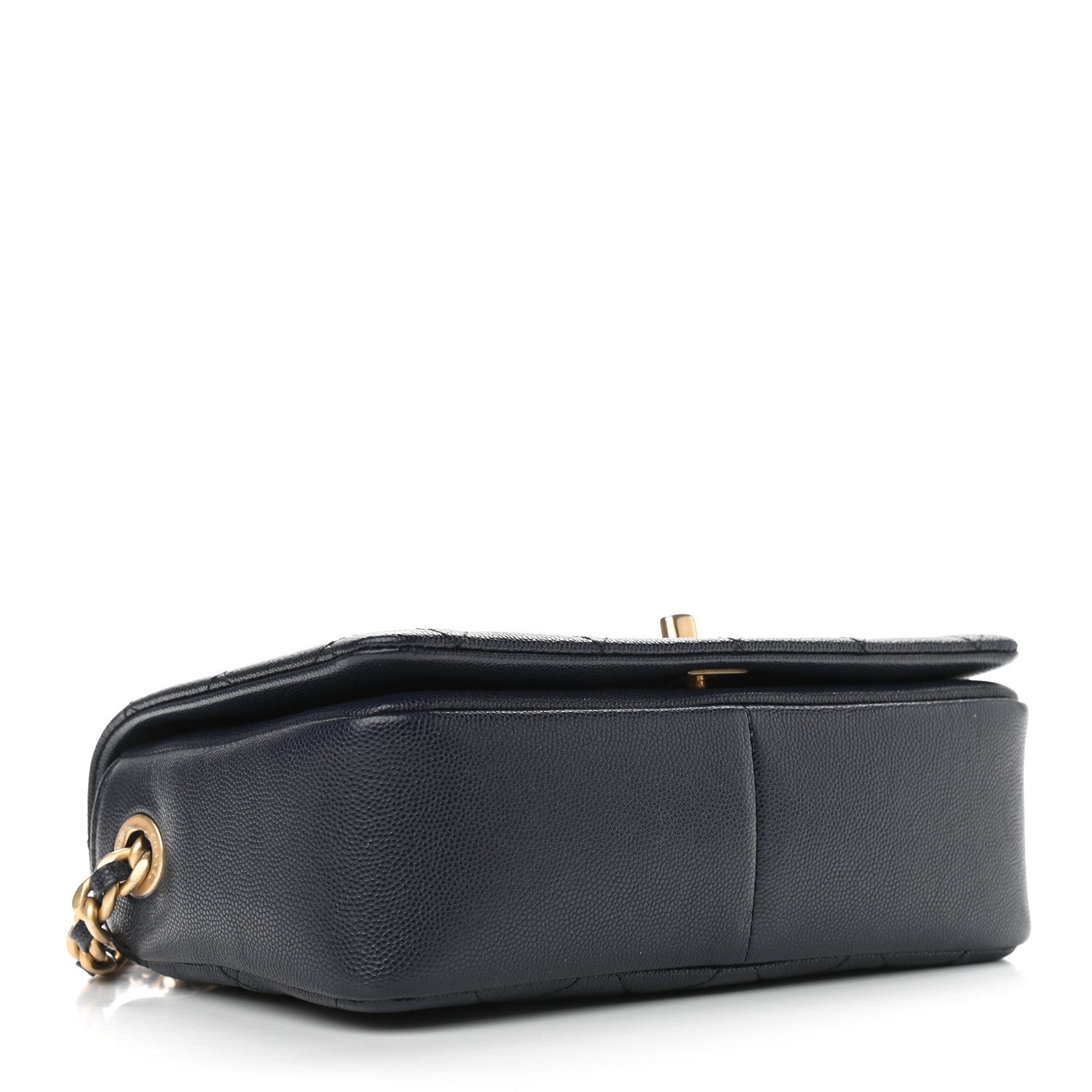 Chanel Caviar Quilted Small Fashion Therapy Flap Bag Navy Blue 4 of 9