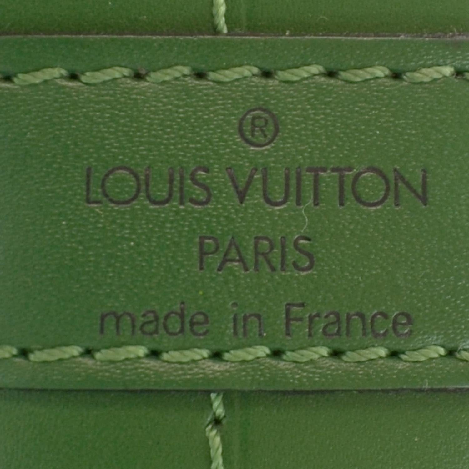 Louis Vuitton Epi Large Noe Blue Green 5 of 7