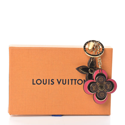 Louis Vuitton Monogram Blooming Flowers Bag Charm Key Holder Brown 3 of 3