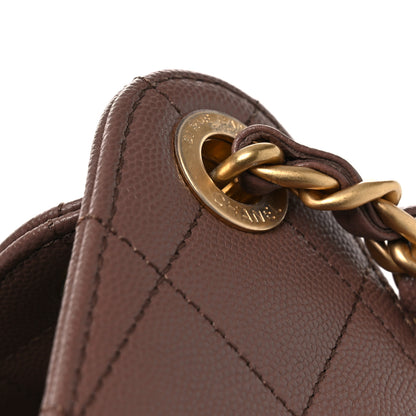 Chanel Caviar Quilted Small Chanel 25 Handbag Brown 11 of 11