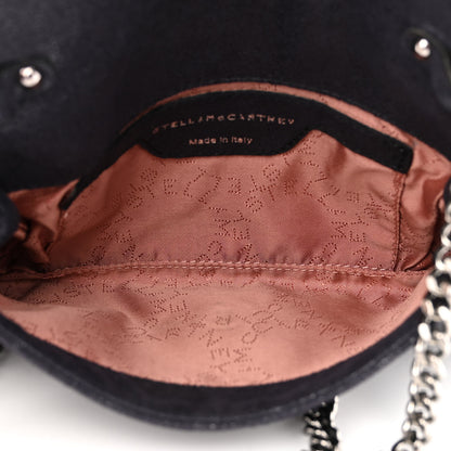 Stella McCartney Shaggy Deer Falabella Crossbody Bag Navy 4 of 8