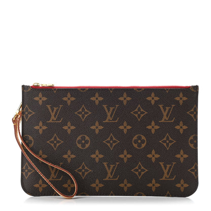 Louis Vuitton Monogram Neverfull MM GM Pochette Cherry 1 of 8