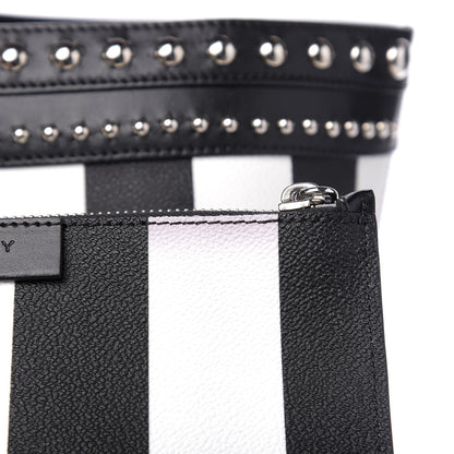 Givenchy Coated Canvas Striped Large Antigona Tote Black White 8 of 15