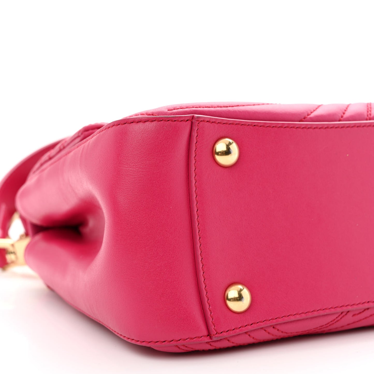 Calfskin Quilted Lexi Shoulder Bag Pink