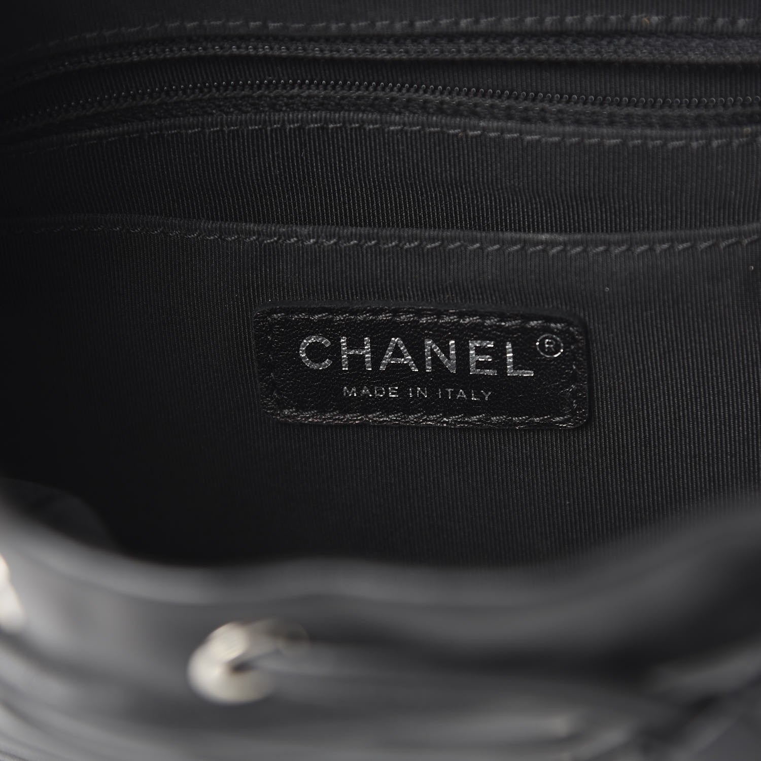 Chanel Calfskin Chevron Quilted Small Urban Spirit Backpack Black 8 of 10