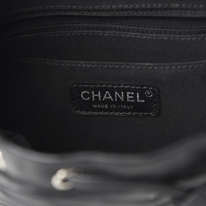 Chanel Calfskin Chevron Quilted Small Urban Spirit Backpack Black 8 of 10