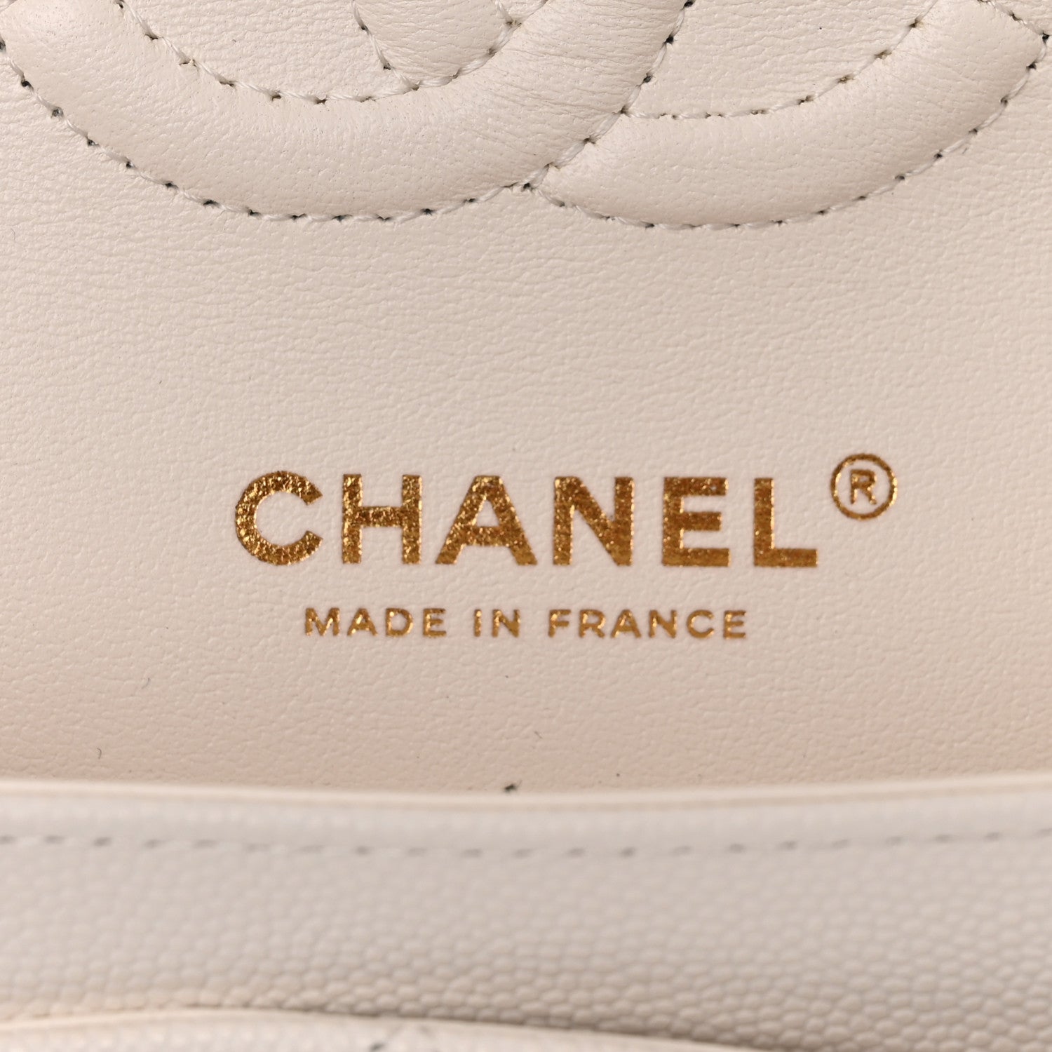Chanel Caviar Quilted Small Double Flap White 6 of 11