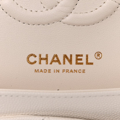 Chanel Caviar Quilted Small Double Flap White 6 of 11