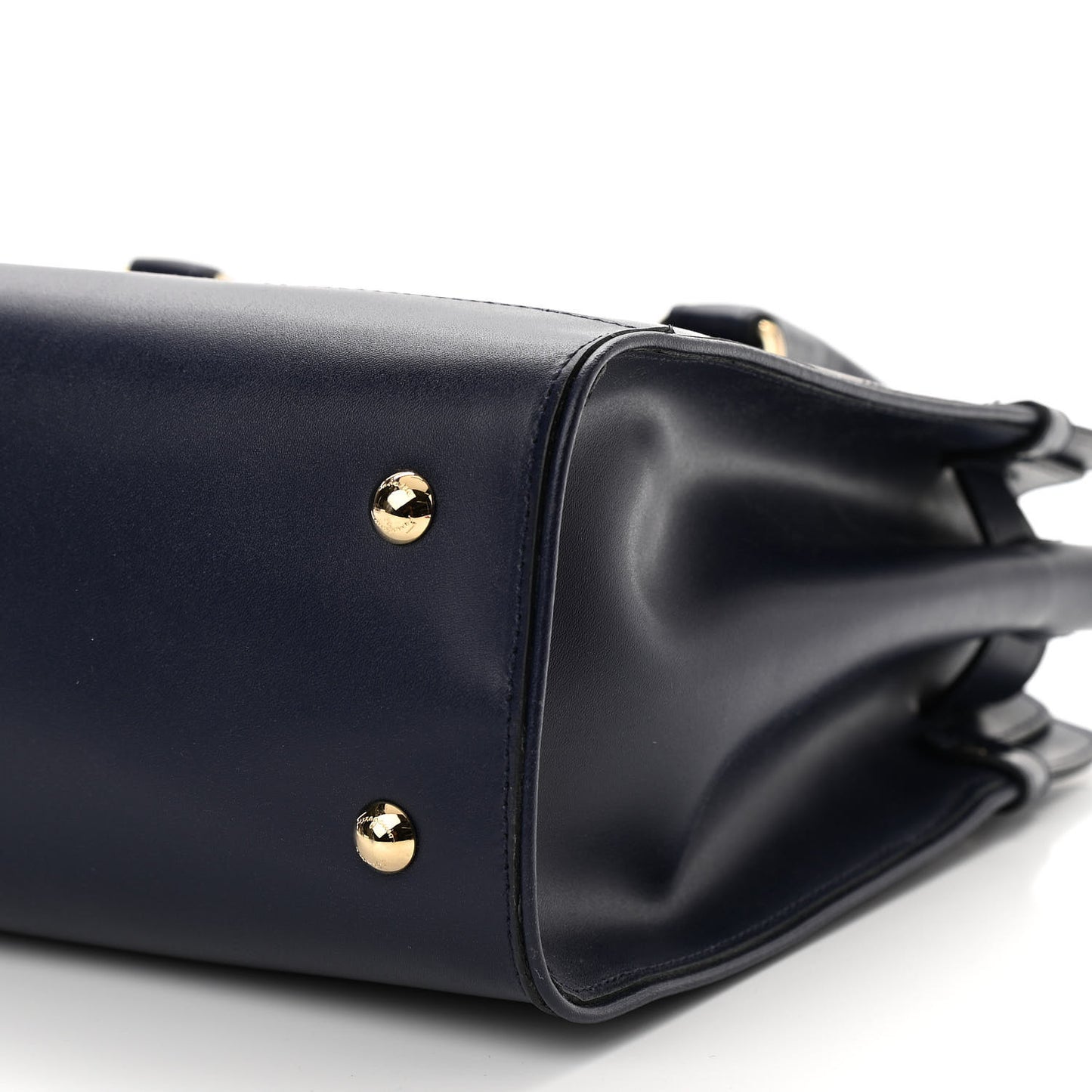 Calfskin Briana Tote Navy