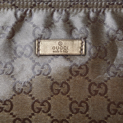 Gucci Crystal Monogram Web Small Flat Messenger Crossbody Bronze 11 of 13