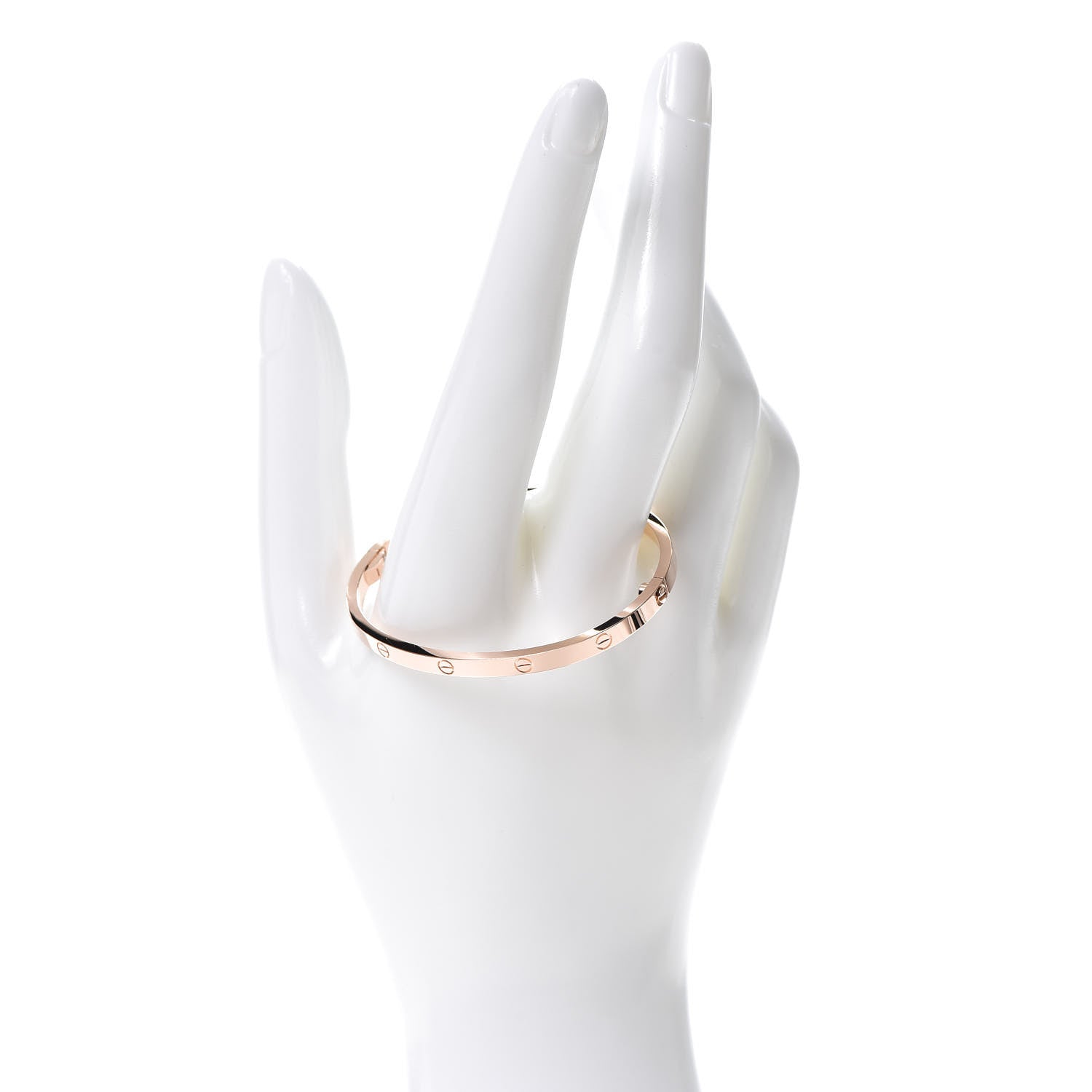 Cartier 18K Pink Gold Small LOVE Bracelet 15 2 of 6