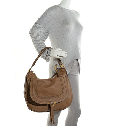 Chloe Calfskin Large Marcie Hobo Nut 2 of 9