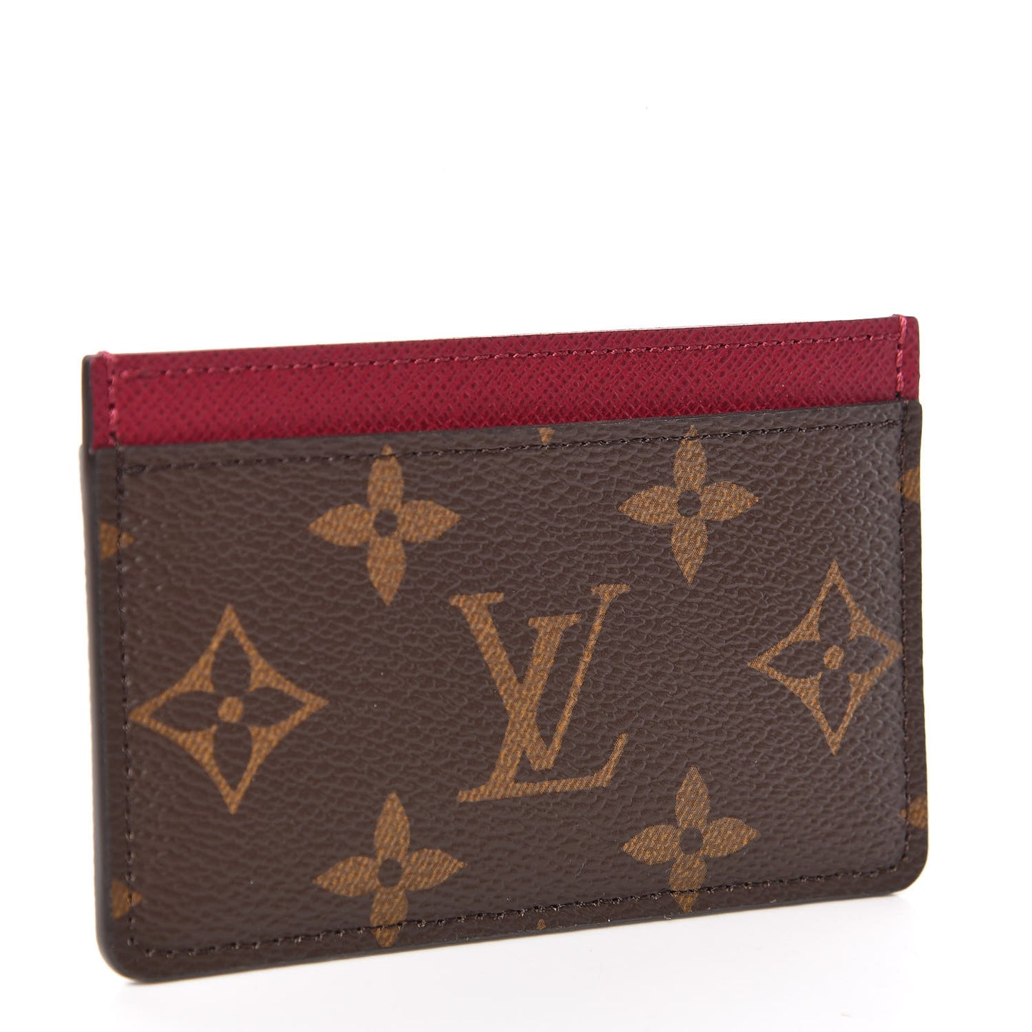 Monogram Card Holder Fuchsia