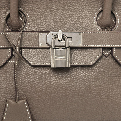 Hermes Taurillon Clemence JPG Birkin 42 Etoupe 10 of 20
