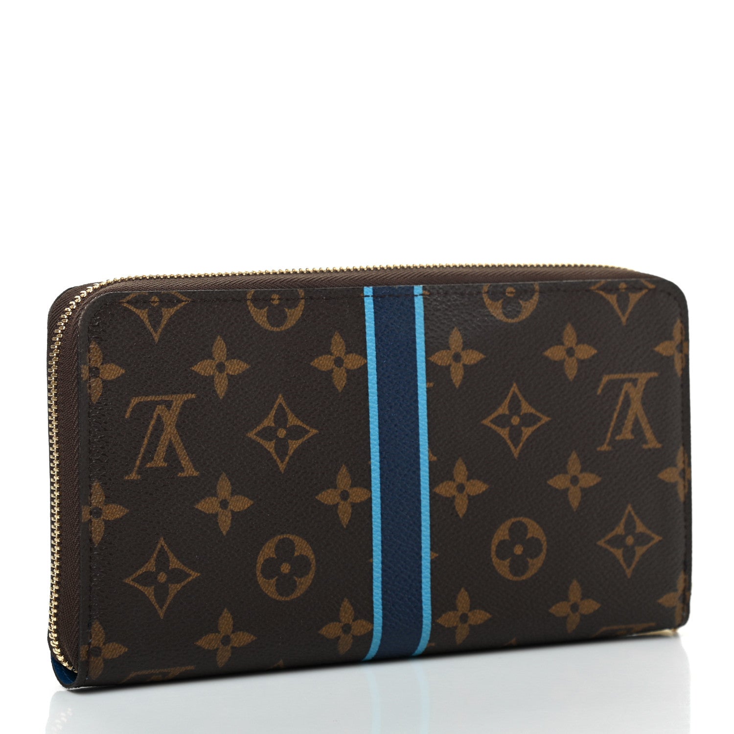 Louis Vuitton Monogram My LV Heritage Zippy Organizer Wallet Bleu Marine Bleu Clair 2 of 6