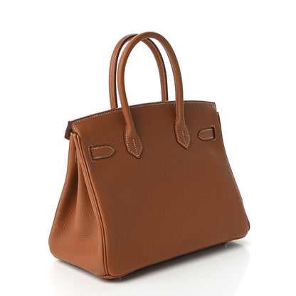 Hermes Togo Birkin 30 Gold 3 of 11