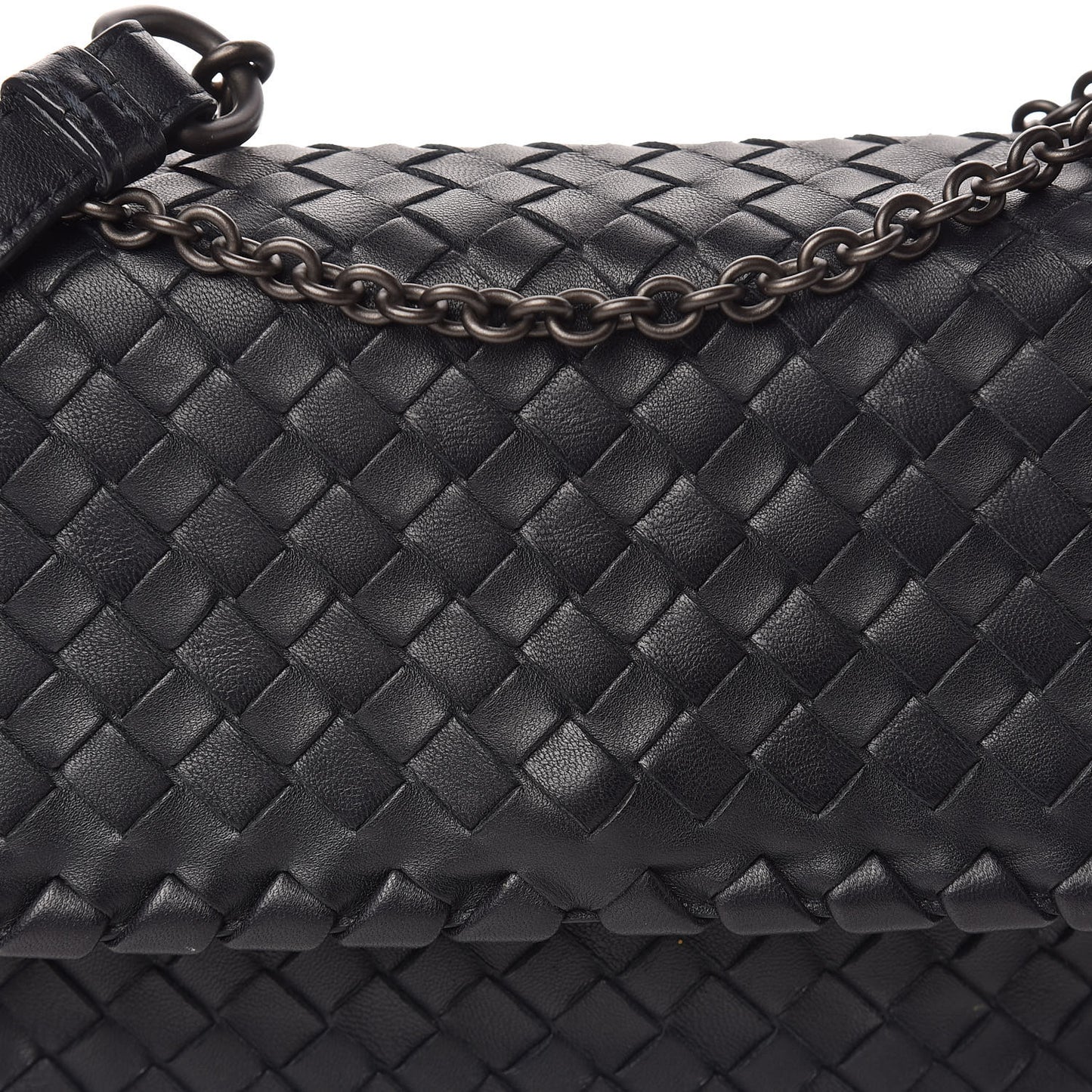 Nappa Intrecciato Baby Olimpia Shoulder Bag Tourmaline