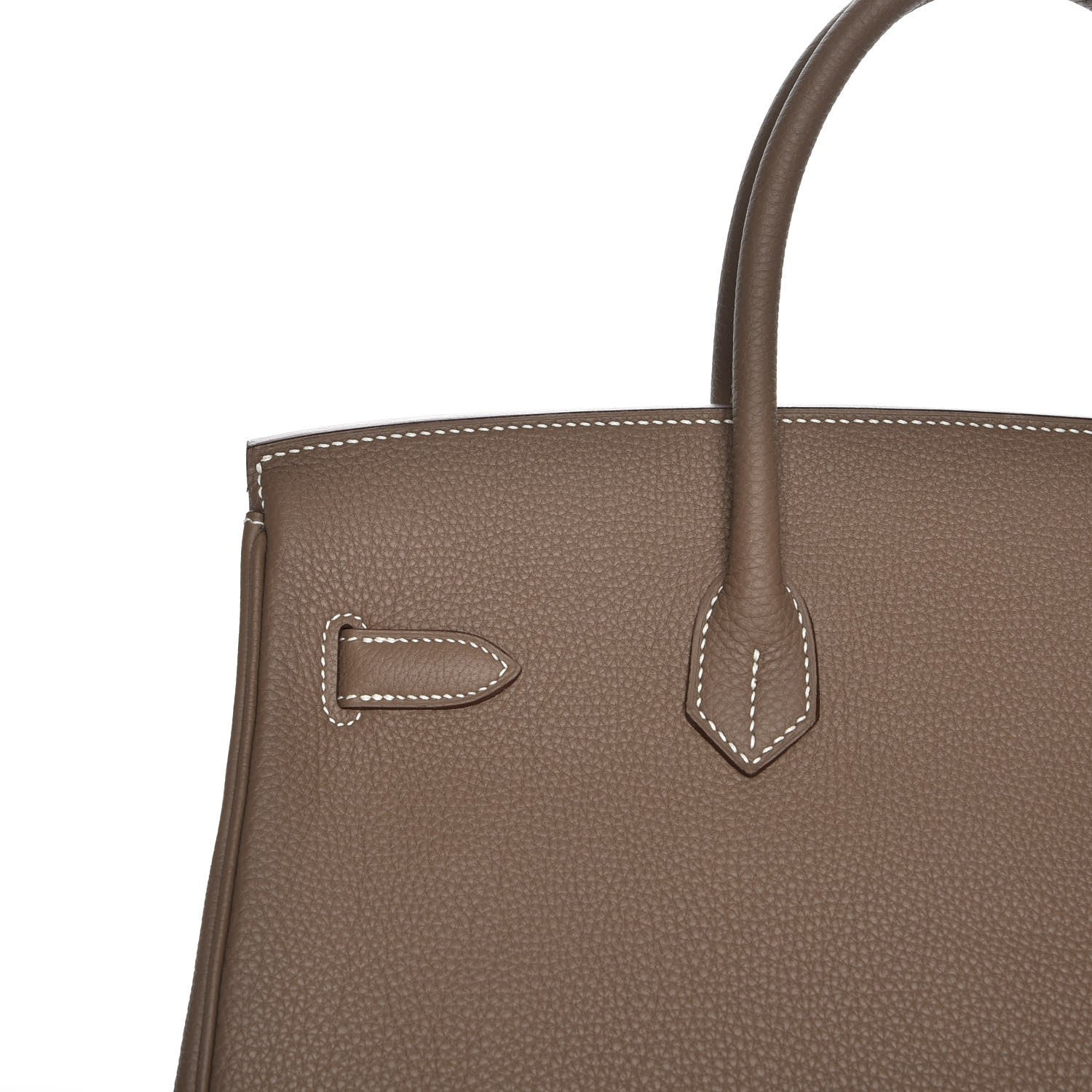 Hermes Togo Birkin 35 Etoupe 26 of 29