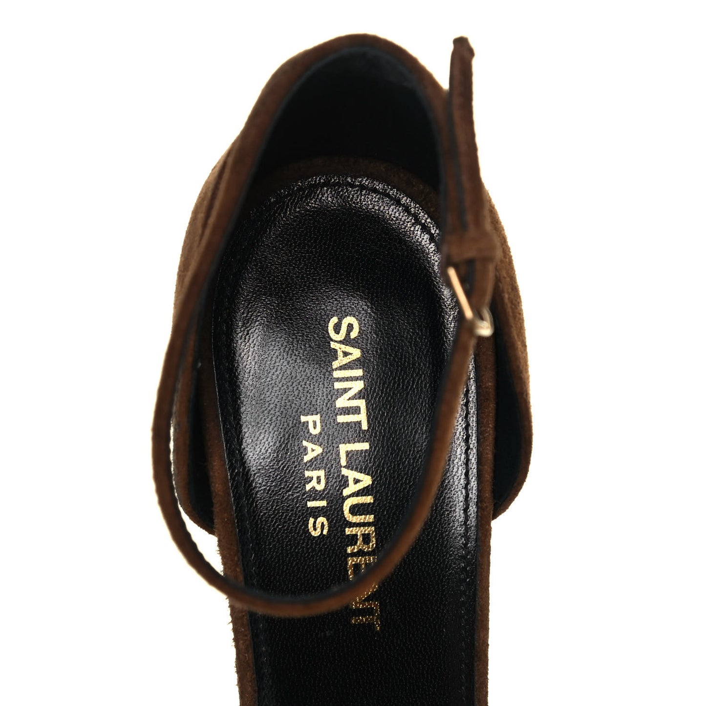 Suede Calfskin Opyum 110 Sandals 37 Cachemere Gold