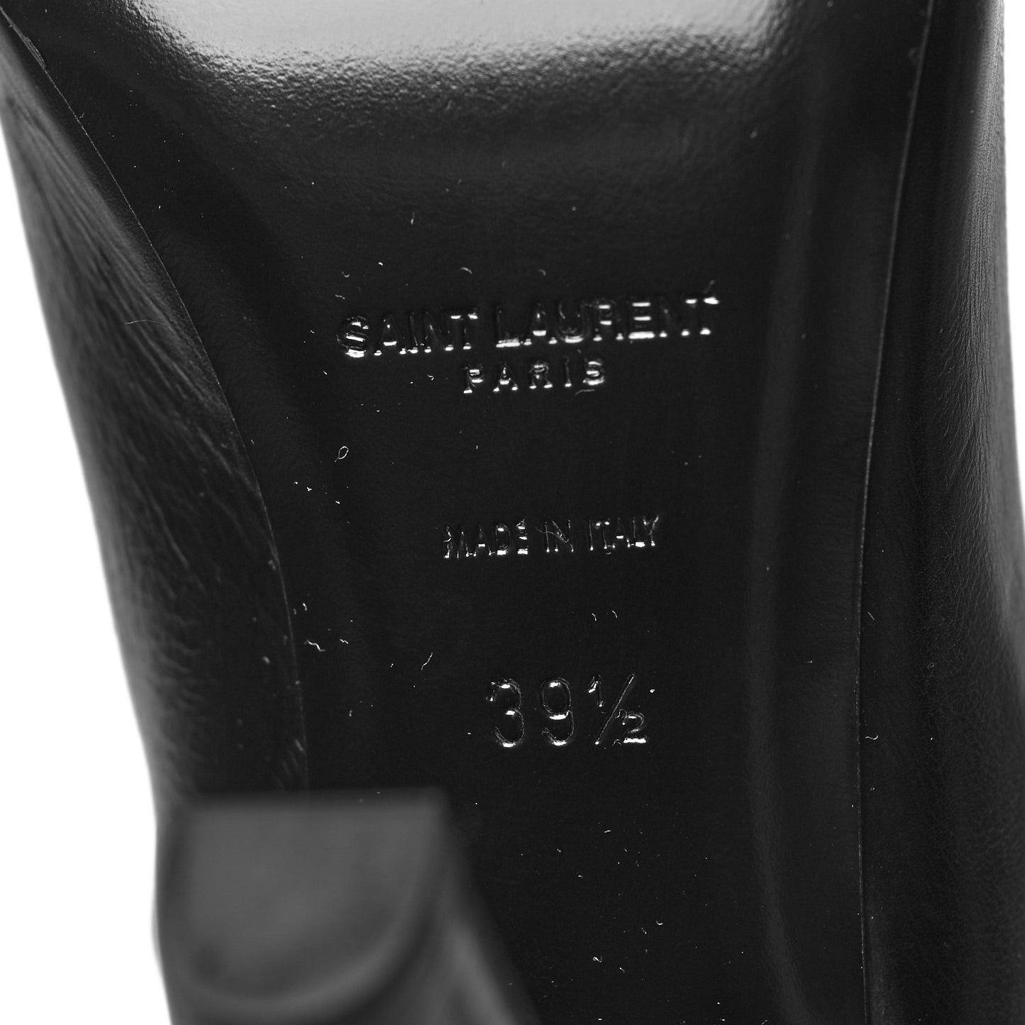 Smooth Calfskin Betty 95 Over The Knee Boots 39.5 Black