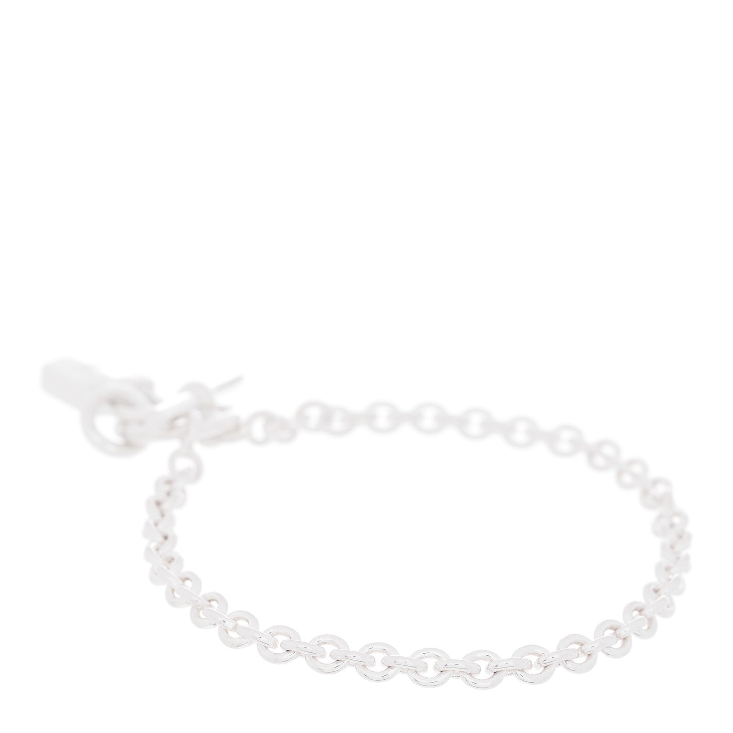 Hermes Sterling Silver Kelly Cadenas Bracelet ST 2 of 3
