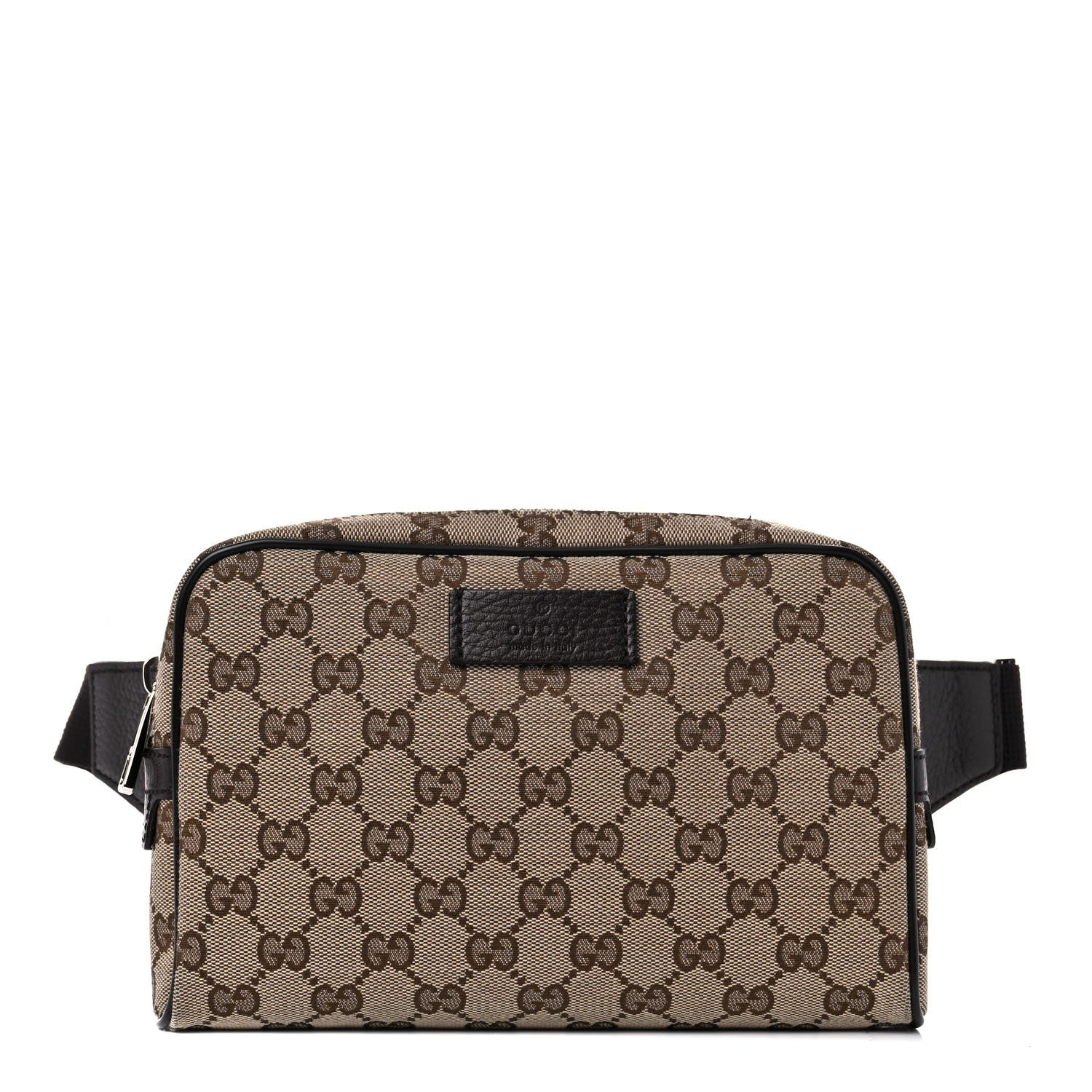 Gucci Monogram Belt Bag Dark Brown 1 of 11