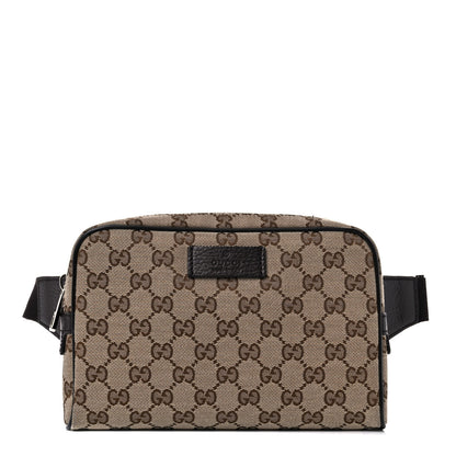 Gucci Monogram Belt Bag Dark Brown 1 of 11