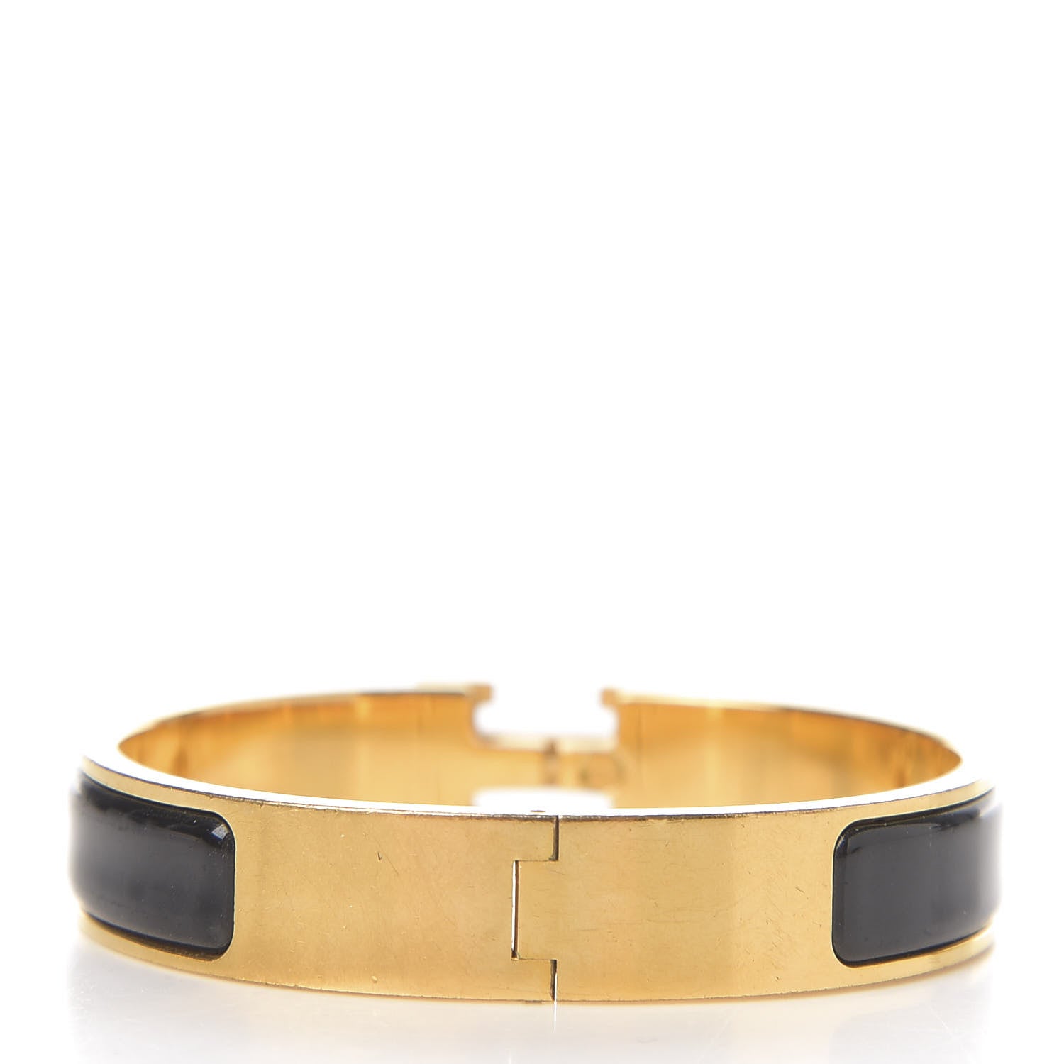 Hermes Enamel Narrow Clic Clac H Bracelet PM Black 2 of 3