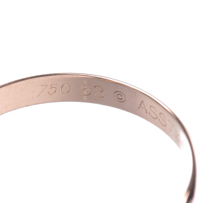 Cartier 18K Pink Yellow White Gold Classic Trinity Ring 53 6.5 4 of 6